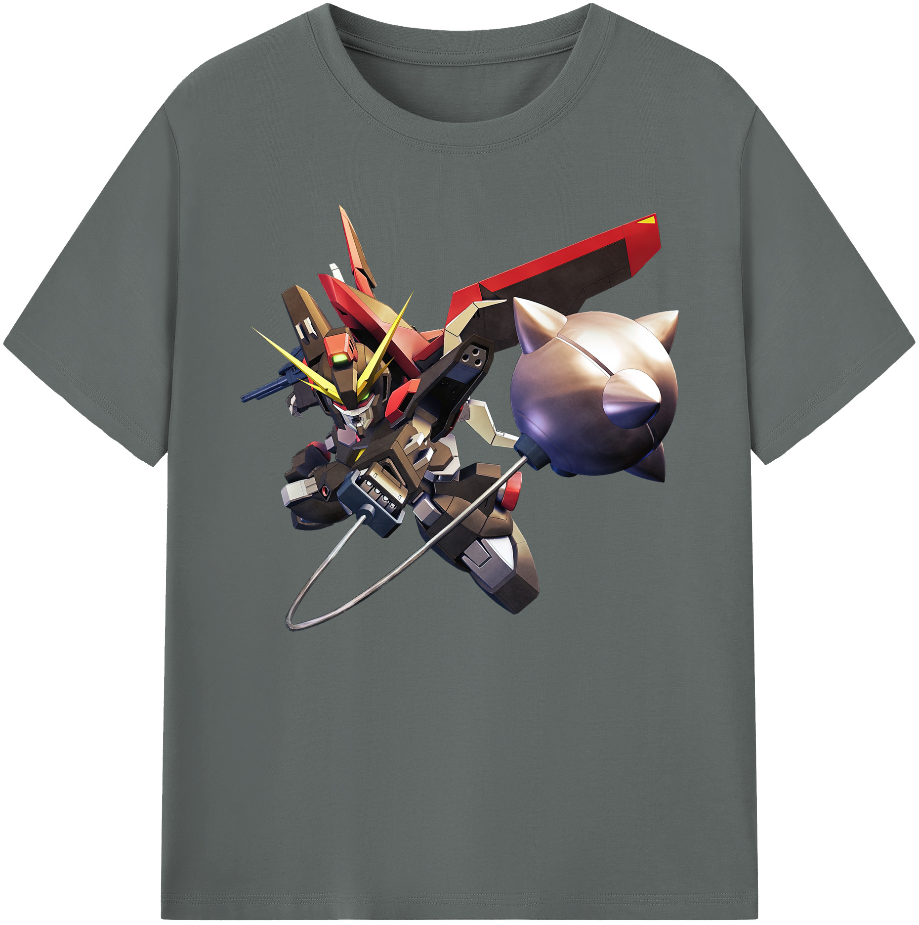 （画像用） 機動戦士ガンダム Mobile Suit Gundam 綿100％ メンズ半袖Tシャツ｜肌触りやわらか＆通気性